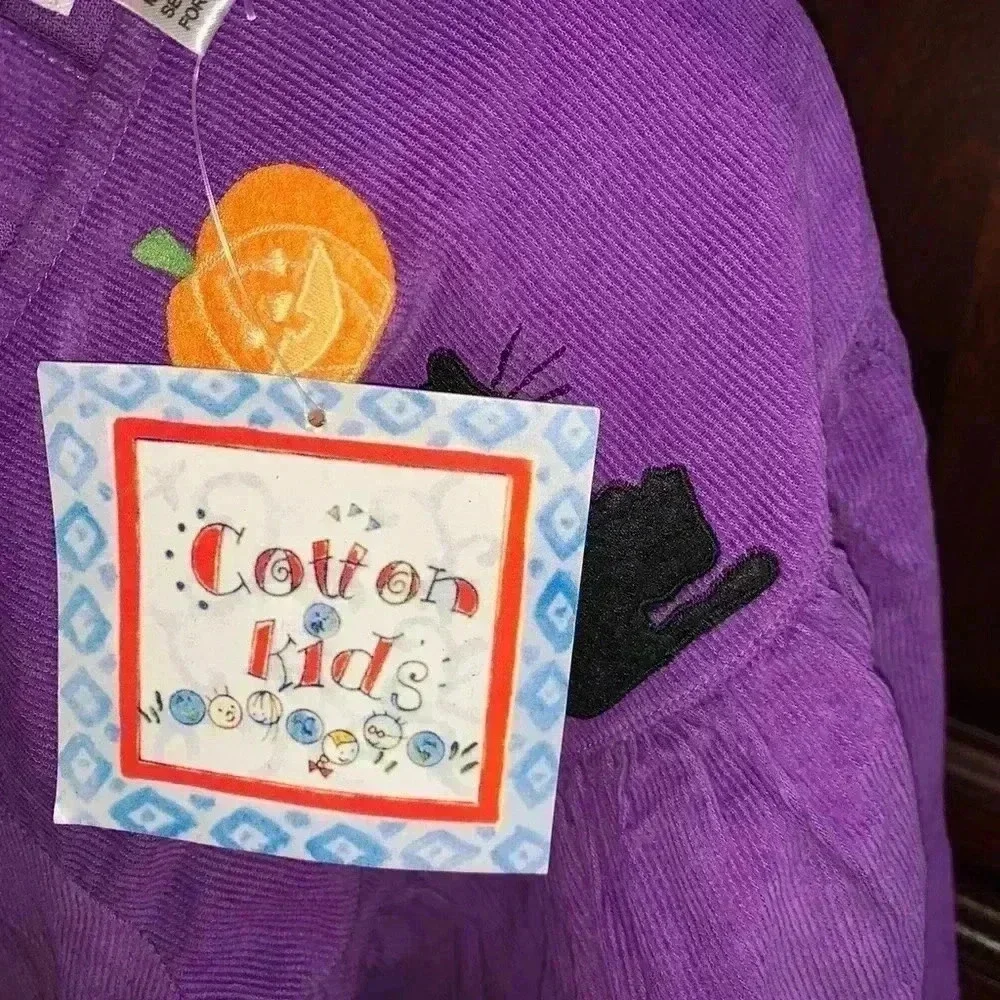 LITTLE GIRLS MONOGRAMMED “AWG” HALLOWEEN DRESS NWT SIZE 24 MONTHS